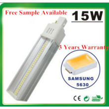 Samsung 5630SMD 15W G24 LED Pl Lampe LED Lumière